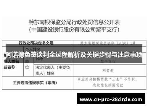 阿诺德免签谈判全过程解析及关键步骤与注意事项